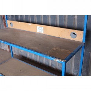Used Packing Workstation 1700x600x1600mm Blue